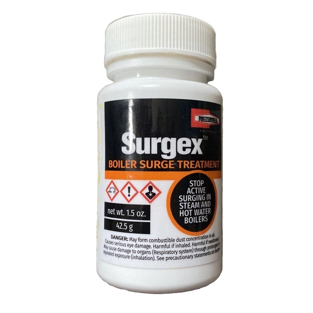 Rectorseal Surgex Boiler Treatment 1.5oz Stop Surging Steam Hot Water Boilers